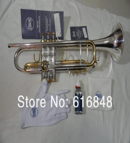 

bach lt180s 72 silver plated brass bb trumpet imported technology brass professional musical instruments with case3938888