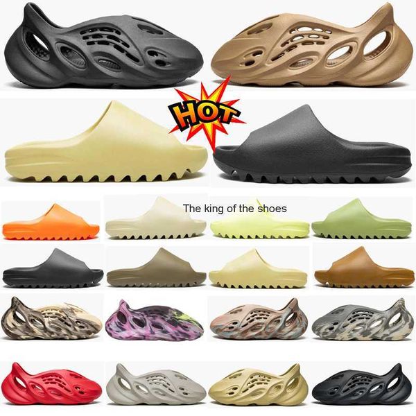 

men women sandals slides slippers bone resin desert sand foam runner onyx ochre soot azure ararat rubber west summer west brown pure flat fl, Black