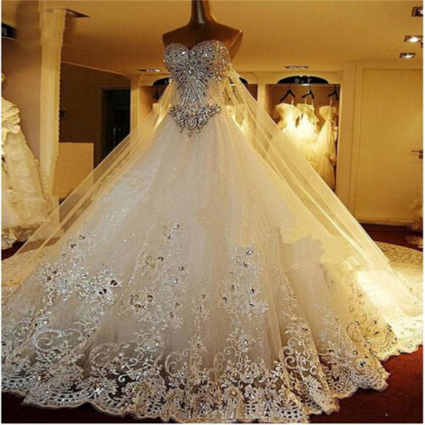 

a-line wedding dresses arabic sheer neck long sleeve lace appliqued, White