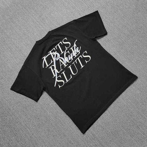 

men's hoodies sweatshirts embroidered letters rhude tshirts causal loose short sleeve vintage oversize rhude t-shirt for men women, Black