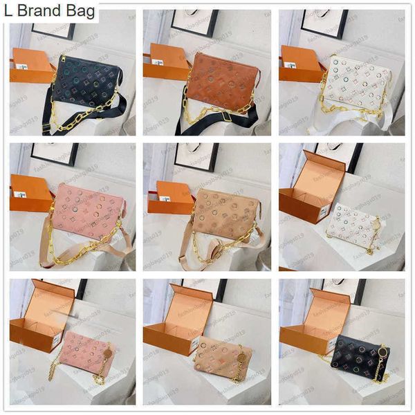 

l brand bag lady pochette coussin bb bags pm m80745 soft embossed puffy cross body chain clutch shoulder or belt flap mini handbag m21353 m5, Black