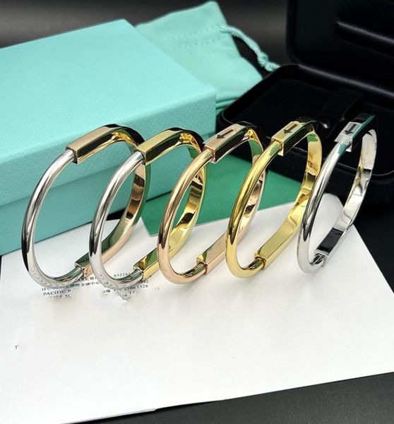 

luxury fashion bangle jewelry designers bracelet bangles bangles anniversary gift titanium steel bracelets for women trendy2938772, Black