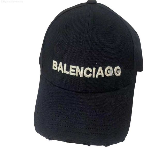 

designer luxury brand balencagia genuine high-quality b family hard baseball cap for men and women small face sunshade sports leisure fashio, Blue;gray
