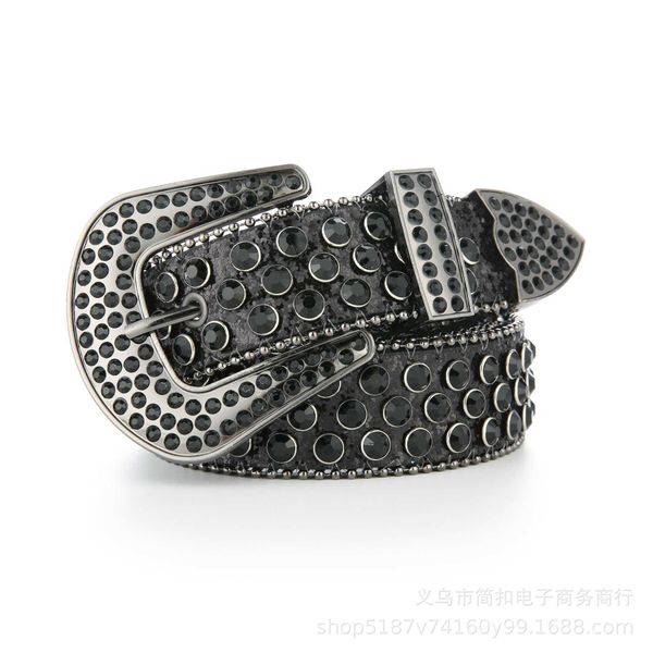 

belts suspenders new decorative women's water fashion versatile bag full embedding pu wide crystal diamond belt, Black;brown