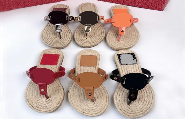 

women sandals hollow out logo flat woven flip flops sandal studded girl shoes arrivel jelly platform slides lady casu9671720, Black