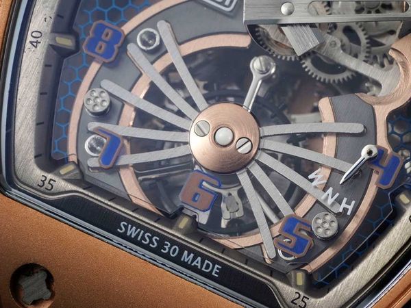 

rm021-01 superclone active tourbillon watches wristwatch designer jb-kv watch swiss standard tourbillon movement rm21-01 titanium ceramic ca, Slivery;golden