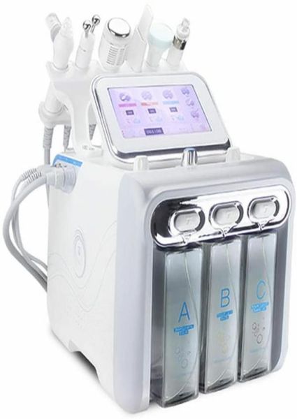 

6 in 1 hydrogen oxygen small bubble beauty machine ultra micro hydrogen oxygen small bubble professional deep cleaning skin reg7932166, Black;white
