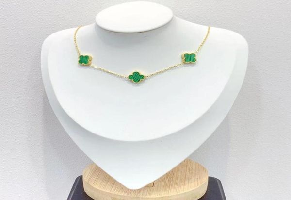 

fashion classic4four leaf clover necklaces pendants motherofpearl stainless steel plated 18k for womengirl valentine039s mo6317486, Silver