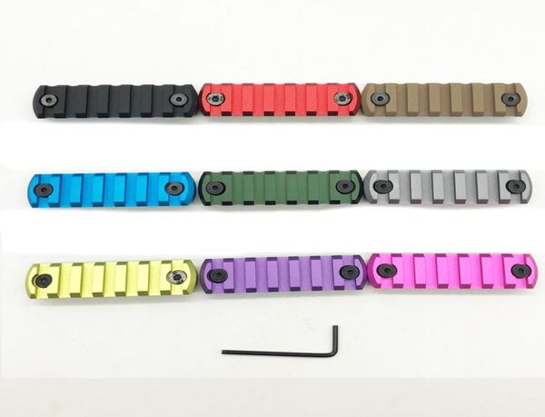 

7 slots keymod rail section picatinny mount adapter rails segmentblackredtanbluepinkgreypurplegrass greenolive green colo8332692