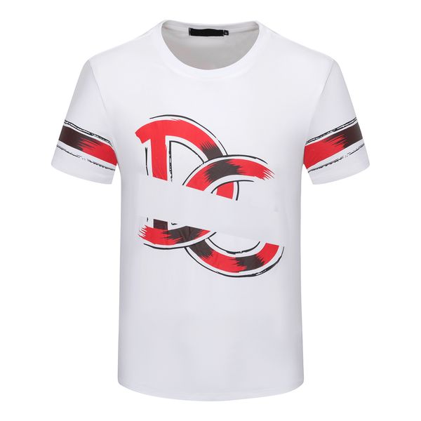 

men's t shirts designer t shirt cotton round neck printing quick drying anti wrinkle men spring summer high loose trend short sleeve ma, White;black