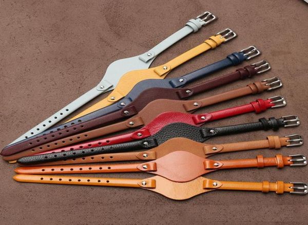 

watch bands genuine leather strap women watchband for es3077es2830 es3262 es3060 es3199es3468es374small bracelet 8mm band8836831, Black;brown