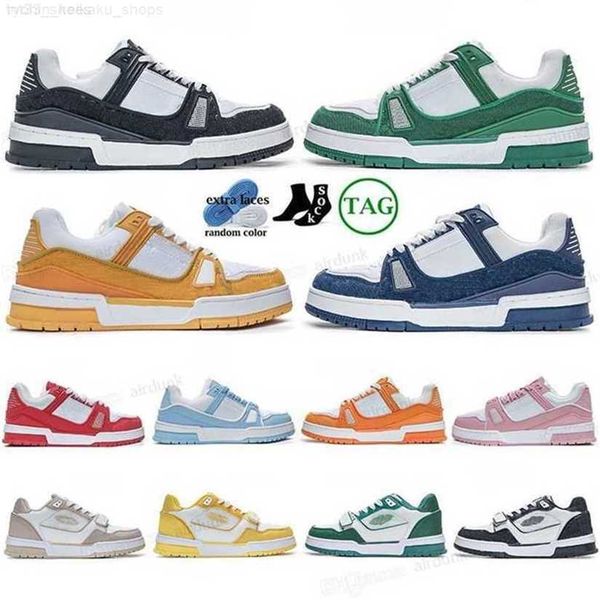 

designer men causal shoes fashion woman leather lace up platform sole sneakers white black mens womens luxury velvet suede size35-45 a1v5