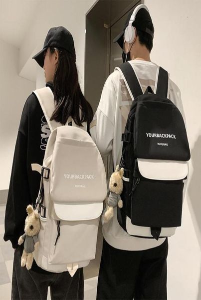 

backpack for laplarge capacity waterproof nylon women039s boys and girl school bag fashion travel bags7394144