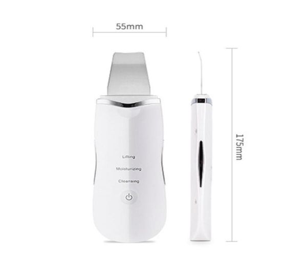 

sell rechargeable ultrasonic ion face skin scrubber facial cleaner cleansing spatula peeling vibration facial cleansing device5189814