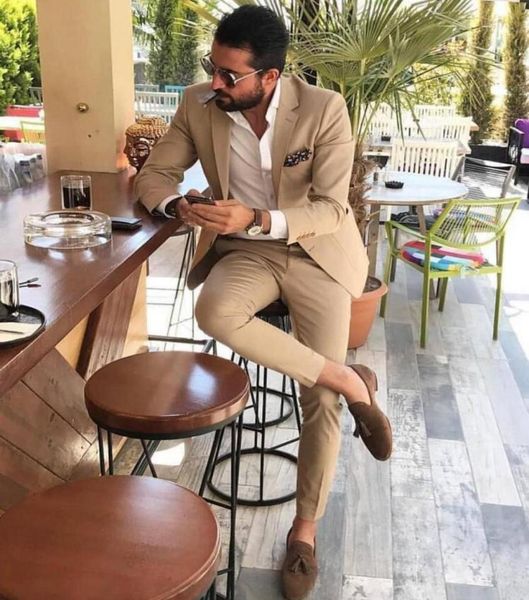 

2021 latest grey wedding tuxedos men039s slim fit suits casual custom mens business formal groomsmen suits 2 pieces costume jac1505686, Black;gray