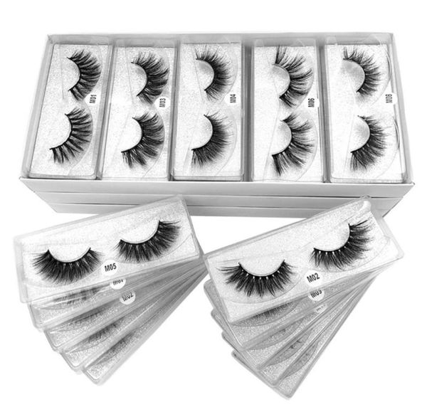 

102030405070100 pair mixed style natural imitation mink eye lashes women long thick soft fake false eyelashes makeup tool1527636