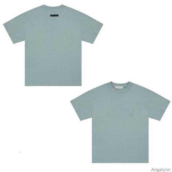 

essentail tshirt essent fashion designer men's and women's t shirts 100% cotton melt printing eu size street wear casual shirt ess, White;black