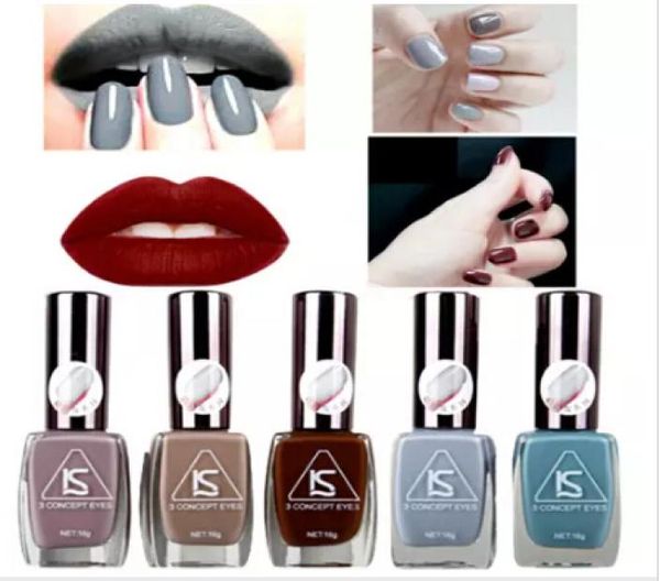 

whole matte nail gel polish fashion grey color 12 colors 16 ml manicure beauty tools vernis a ongle varnish nail polish6137946