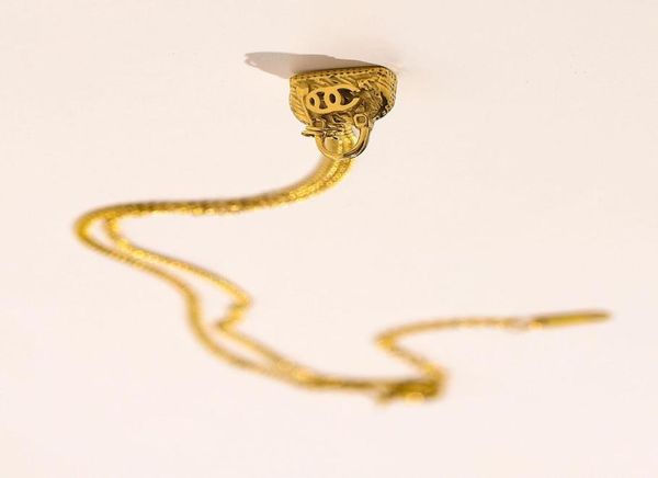 

2022 fashionable 18k gold plated stainless steel necklaces choker letter pendant statement fashion womens necklace wedding jewelry6958354, Silver