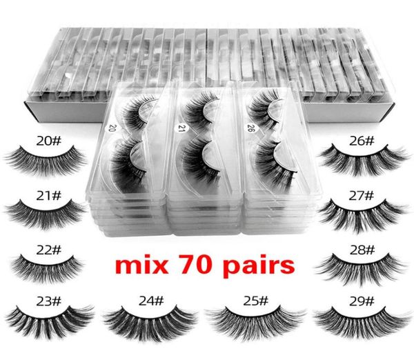 

whole eyelashes 3d mink lashes natural mink eyelashes makeup cilios dramatic false dhl2489113