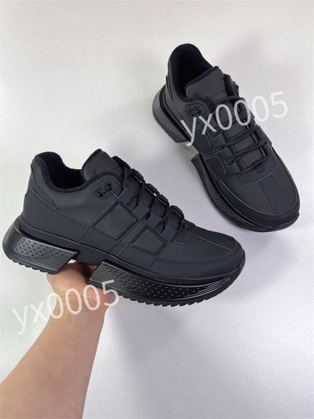 

2023 new luxurys designer flat sneaker trainer casual shoes leather white letter overlays fashion platform mens womens low sneakers, Black