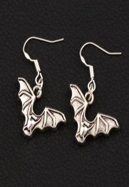 

flying bat animal dangle chandelier earrings 925 silver fish ear hook 40pairslot e979 326x239mm4648824
