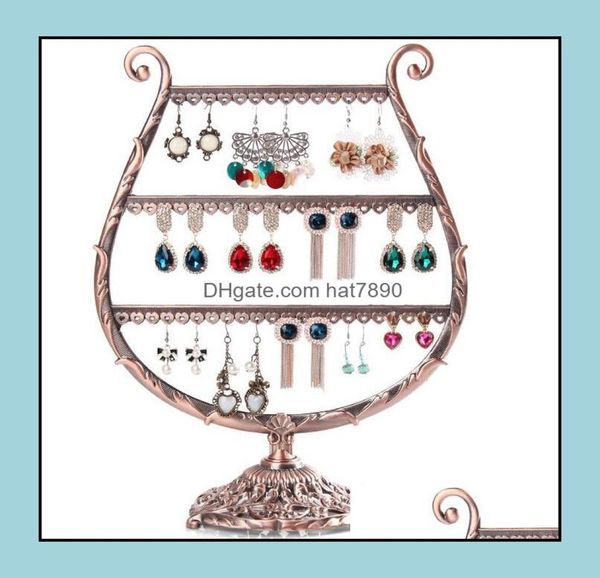 

jewelry stand packaging display vintage black copper earrings holder stud drop rack shelf af delivery 2021 neg1l8563183