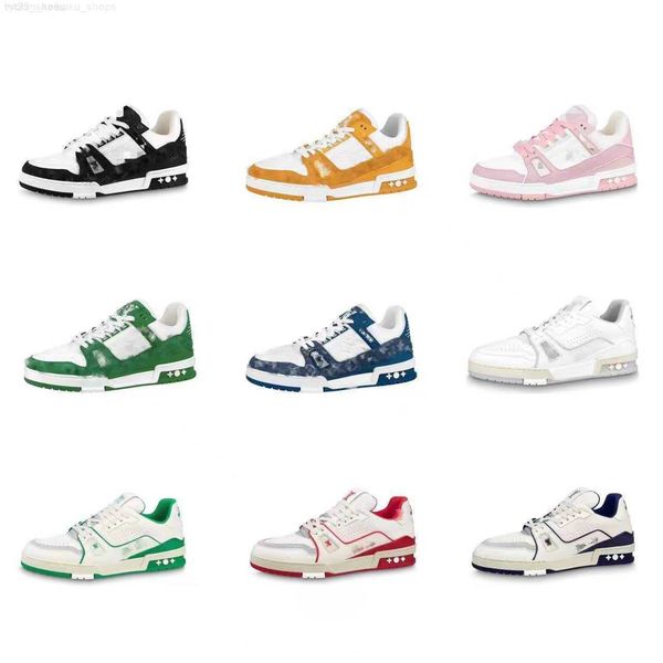 

designer men retro causal shoes fashion woman leather fashion lace up platform sole sneakers white black outdoor mens womens luxury summer v