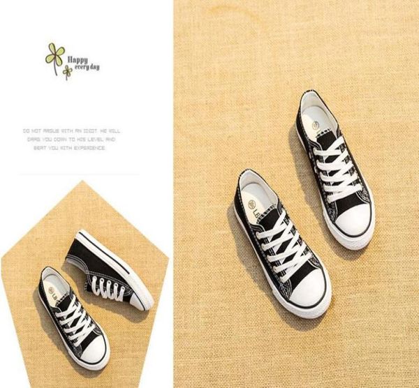 

baby classic gift high low girls boy children eur 2433 all star canvas skateboarding shoes sports running shoes3648099, Black