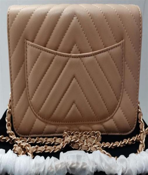 

realfine888 wallets 5a woc caviar grainy quilted flap classic wallet on chain for women gold hardware with dust bag box223o1544570, Red;black