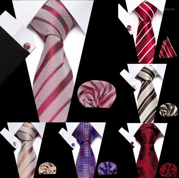 

wedding men ties set extra long size 145cm75cm necktie red pink stripe 100 silk jacquard woven neck tie suit wedding party11568025, Black;gray