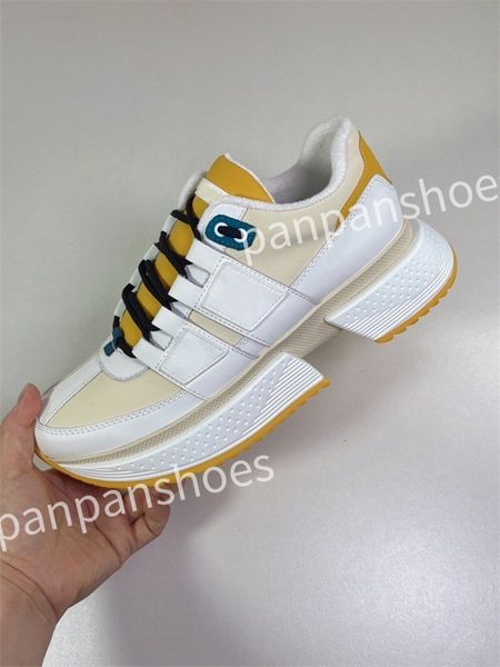 

r trainer sneakers casual shoes black white men women platform fashion shoes leather rubber walking outdoor