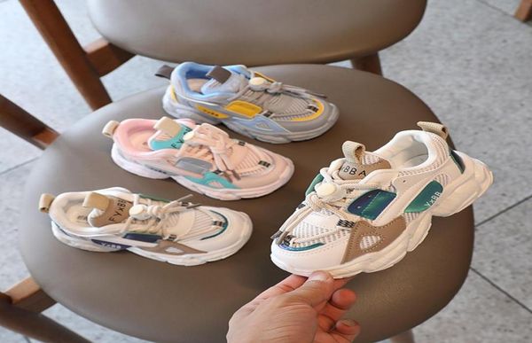 

toddler girl shoes autumn spring children shoes mesh breathable sport shoes outdoor tennis fashion kids sneakers 21363448146, Black;red