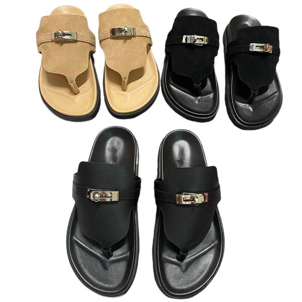 

designer empire sandals women black white khaki brown leather shoes size 35-45