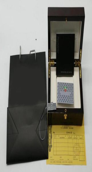 

new boxes original watch box watch packing with brochures cards tg box6265584, Black;blue