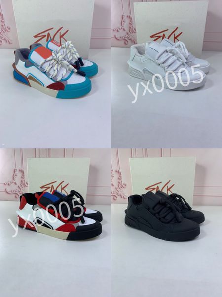 

designer flat sneaker trainer casual shoes leather white letter overlays fashion platform men womens low sneakers, Black