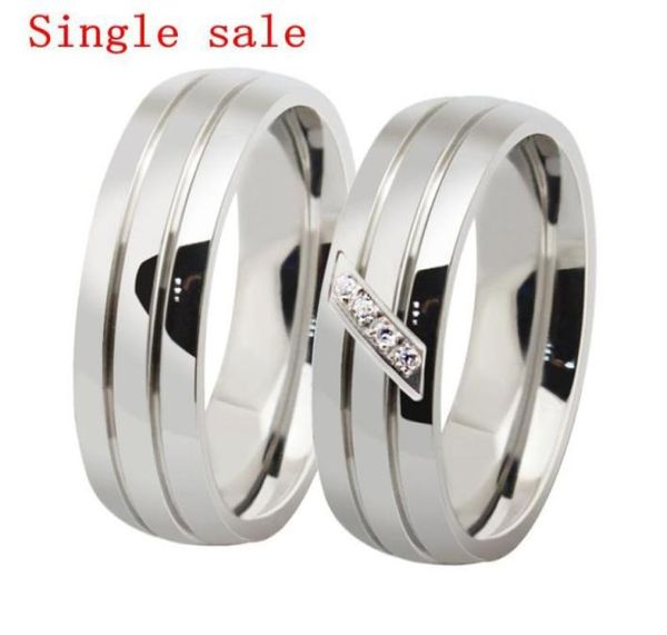 

fashion 2015 cz couple rings for men women wedding jewelry silver plated jewelry single 2937333