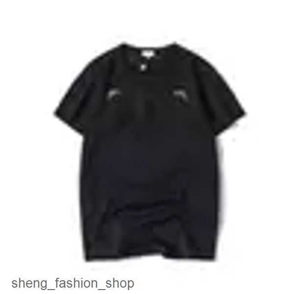

mens t shirt causal summer tee animal embroidery paris style couple breathable short-sleeve 9 llpi, White;black