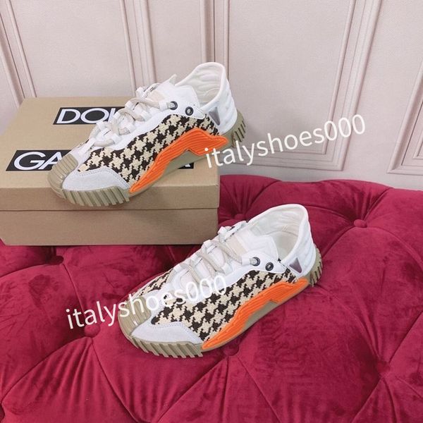 

2023 designer womens fashion sneakers lace up popular flat casual mens spring autumn walking shoes white, Black