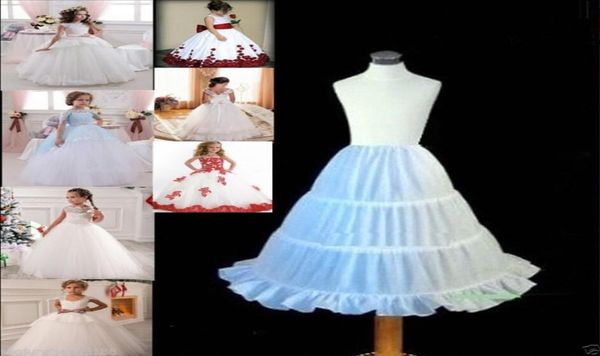 

white kids pettocoat flower girls underskirt for wedding custume crinolina kids039 accessories aline 3 hoops crinoline2401854, White;red
