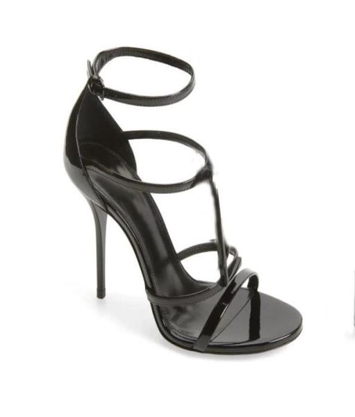 

black high heels luxury design women sandals shoes cassandra sandal covered heel tstrap highs heeled platform party wedding dress8151905