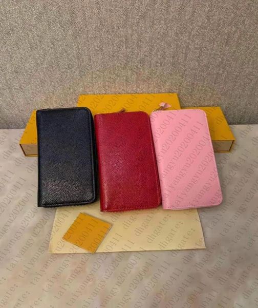 

fashion brand womens wallet purse womens original box quality 5227522, Red;black