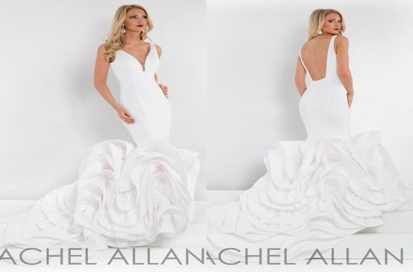 

2021 evening dresses new sleeveless sheath mermaid backless ruffles skirt white formal elegant prom dress custom made5938320, Black;red