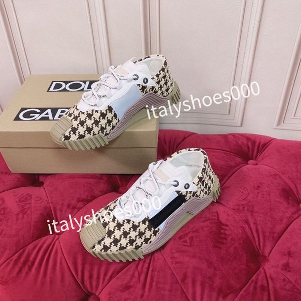 

2023 new luxurys designer womens fashion sneakers lace up popular flat casual men spring autumn walking shoes white, Black