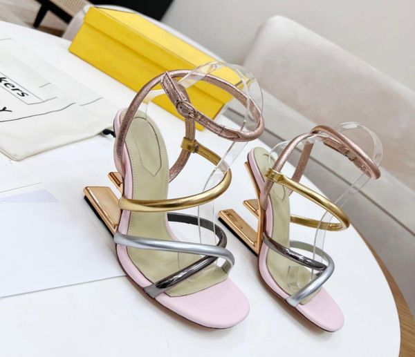 

first sculpted highheeled sandals high f heel open toes thin double ed bands anklestrap lambskin leather sandal women luxur6701458, Black