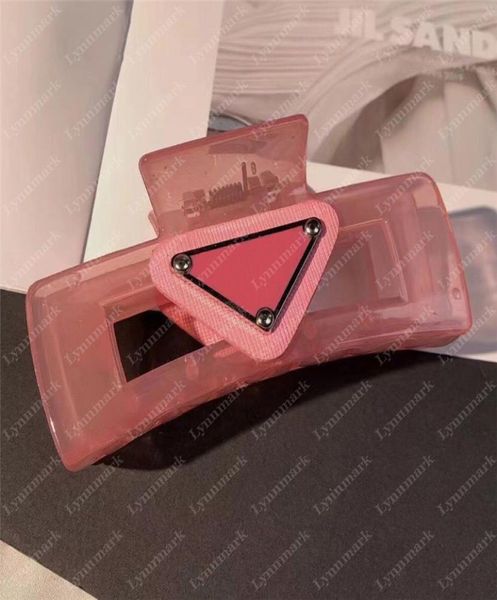 

fashion designer hair clips for women ladies solid jelly luxury hairclips claw brand hair pin big square crabs hairpins headbands 6915811, Golden;silver