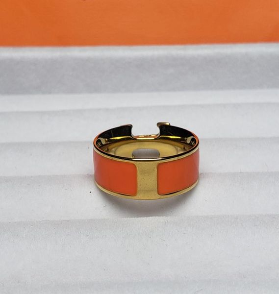 

new designer design titanium ring classic jewelry men and women couple rings modern style band width 8mm1197054, Silver