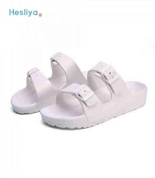 

summer slippers men women casual breathable soft beach sandals flip flops shoes noslip mute home shoes burken slides y2206159195669, Black