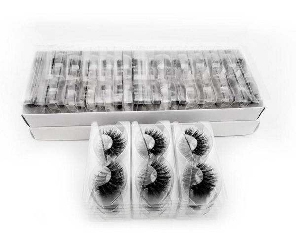 

30 pairs eyelashes whole hand made mink eyelashes 3d mink hair lashes natural lashes makeup 3d volume false eyelashes9599483
