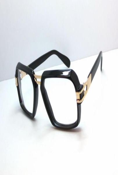 

6004 black gold square sunglasses full frame clear lens men eyeglasses glasses frames with box6776968